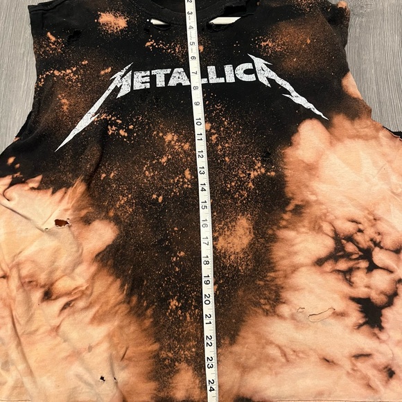 Metallica Tie-Dye Sleeveless Shirt - Picture 6 of 7